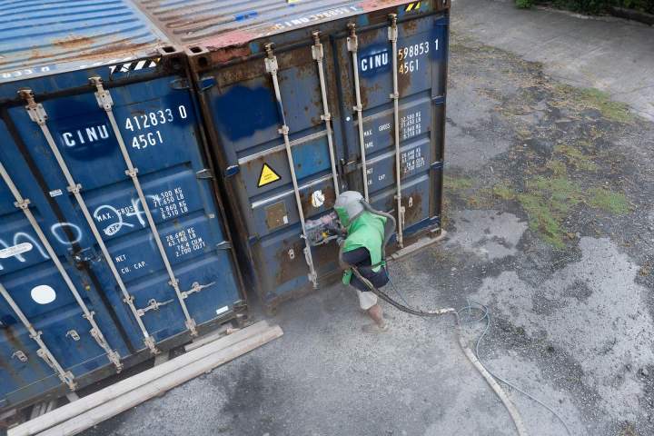 Décapage à La Réunion