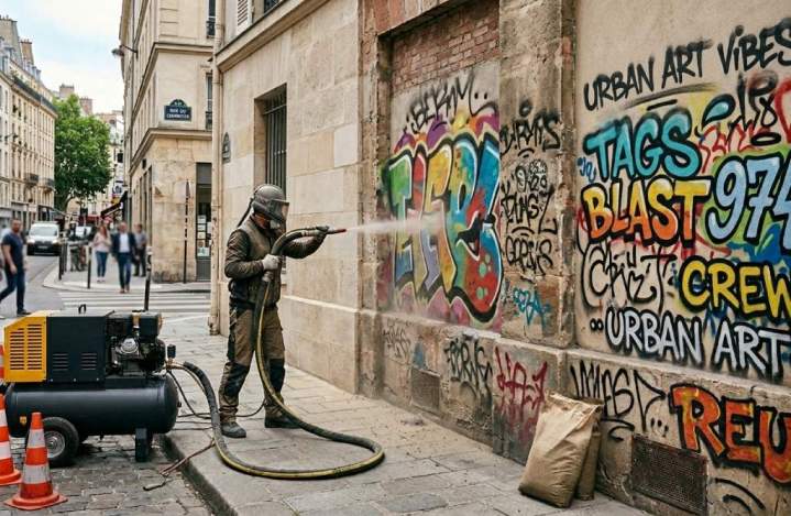 Enlèvement de graffitis  La Réunion