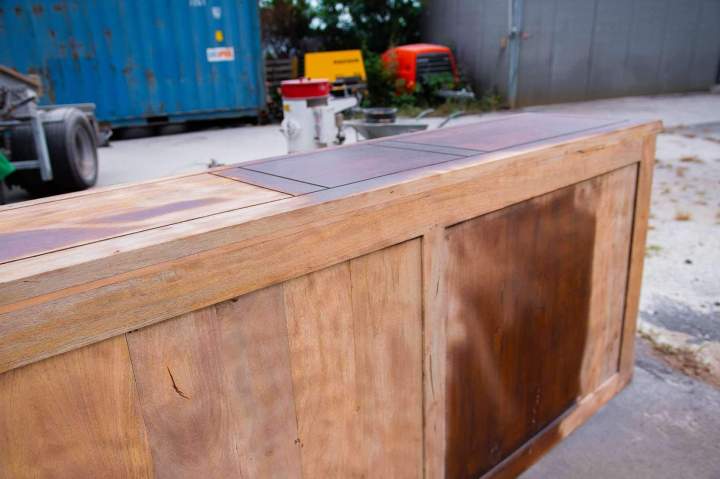 Aérogommage bois extérieur La Réunion