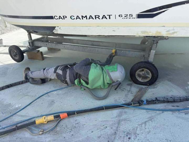 Technique douce basse pression pour surfaces délicates